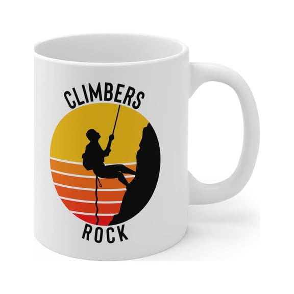 Mountain Climbing Mug, Climbers Rock Mug