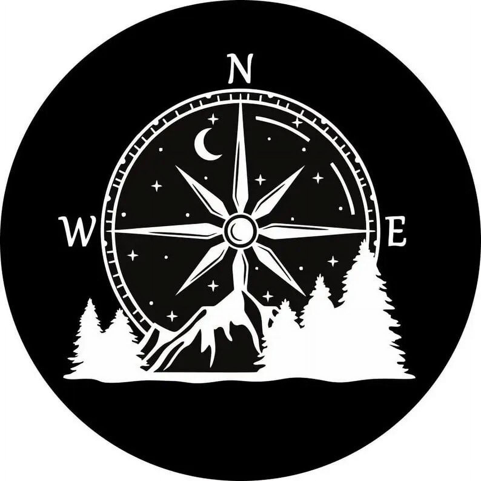 Mountain Compass (ANY COLOR) Spare Tire Cover for any Vehicle Make