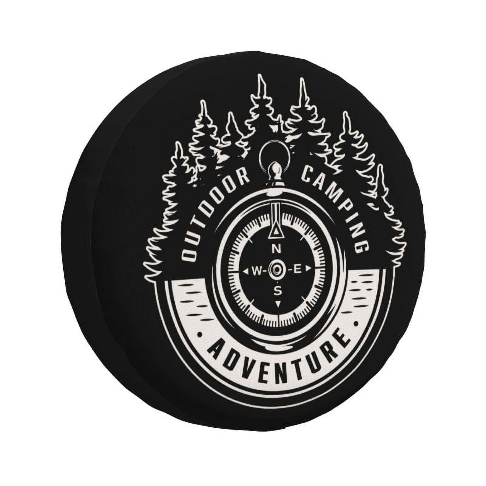 Mountain Compass Adventure Tire Cover 4WD 4x4 RV Spare Wheel Protector
