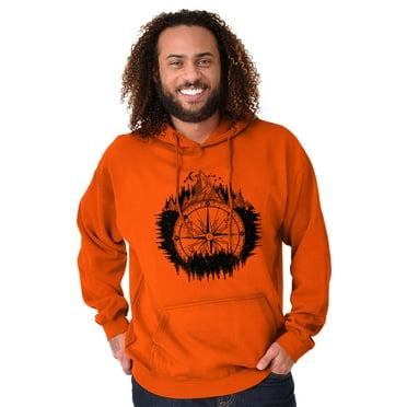 Mountain Compass Symbolic Spirit Unisex Plus Size Hoodie Brisco Brands 2X