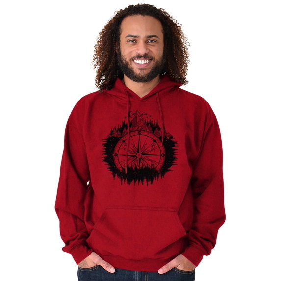 Mountain Compass Symbolic Spirit Hoodie Sweatshirt Women Men Brisco Brands S
