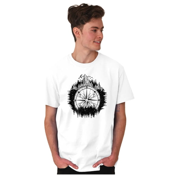 Mountain Compass Symbolic Spirit Men's Graphic T Shirt Tees Brisco Brands S