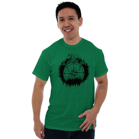Mountain Compass Symbolic Spirit Men's Graphic T Shirt Tees Brisco Brands X