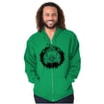 thumbnail image 1 of Mountain Compass Symbolic Spirit Zip Up Hoodie Men's Women's Brisco Brands L, 1 of 6