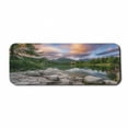 thumbnail image 1 of Mountain Computer Mouse Pad, Idyllic View with Tree on Still Lake Surrounded by Mountains and Moody Sky Image, Rectangle Non-Slip Rubber Mousepad Large, 31" x 12", Multicolor, by Ambesonne, 1 of 2