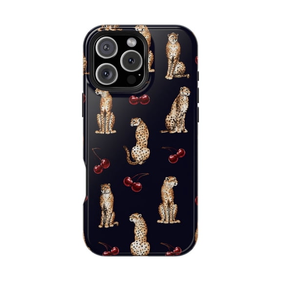 Mountain Cougar Wildlife Tough Phone Case, Animal Art Dual Layer Protective Cover Compatible with iphone 16e