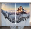 thumbnail image 1 of Ambesonne Mountain Curtains 2 Panel Set, Roszutec Slovakia, 108" x 84", Multicolor, 1 of 3