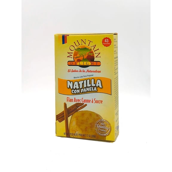 Mountain Delight Natilla con Panela  Brown Sugar Custard 12oz  Imported from Colombia