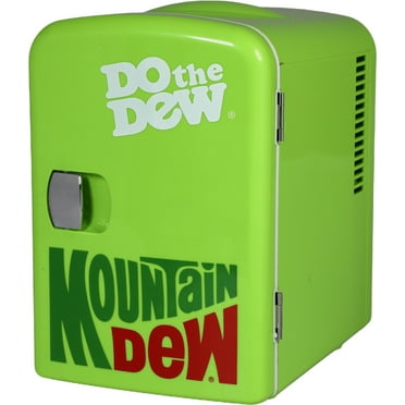 Mountain Dew, 6-Can Mini Personal Fridge Cooler, MIS134MD, Green