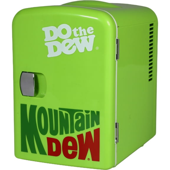 Mountain Dew, 6-Can Mini Personal Fridge Cooler, MIS134MD, Green