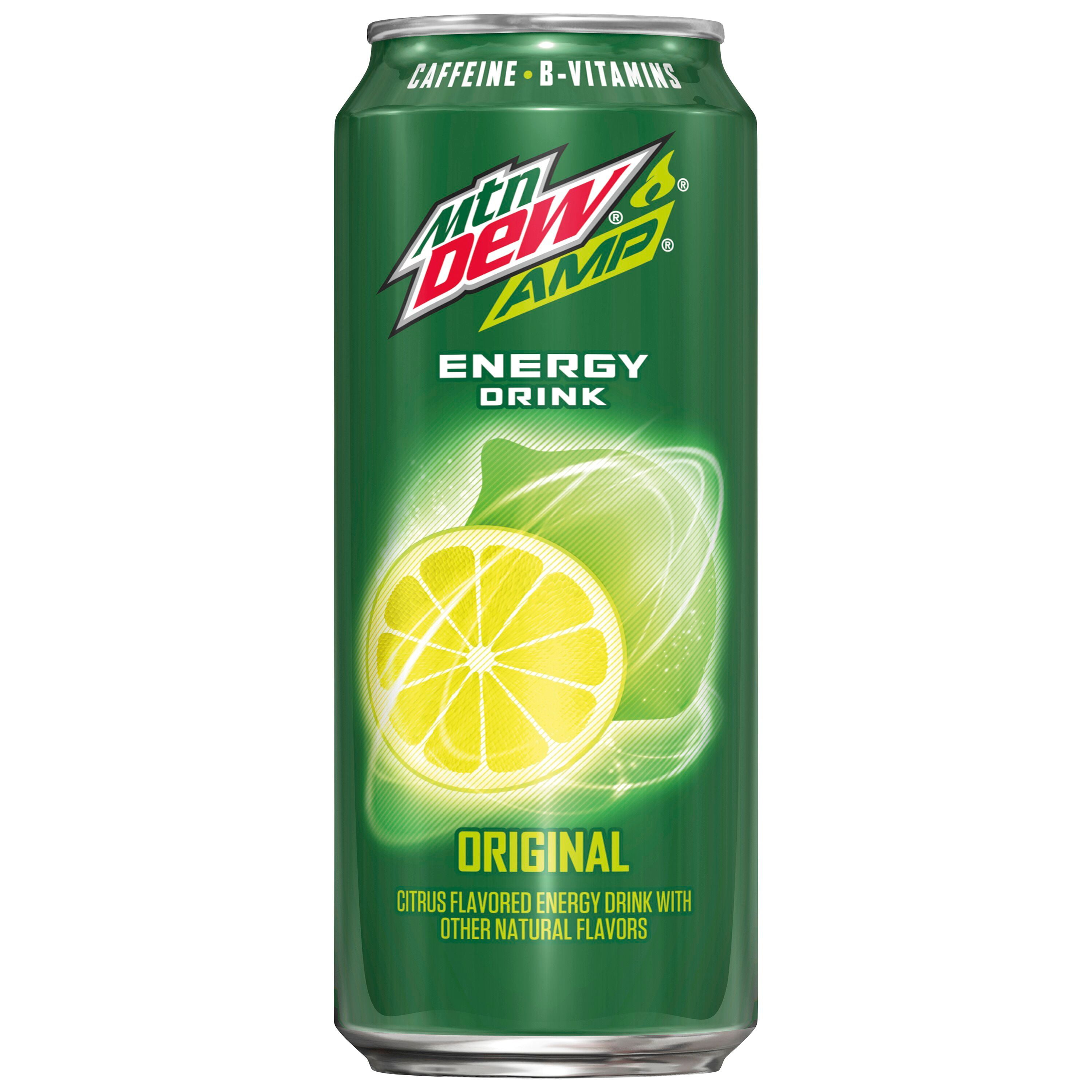 Mountain Dew AMP Energy Original Citrus Flavored Energy 16 oz, 1 Count Can