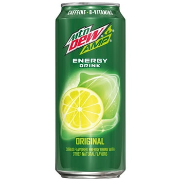 Mountain Dew AMP Energy Original Citrus Flavored Energy 16 oz, 1 Count Can