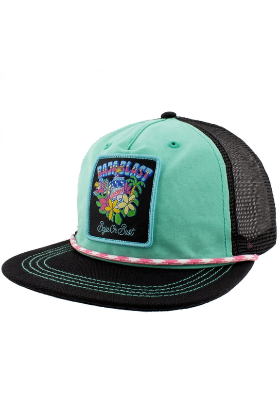 Baja Blast Flower Patch Canvas Grandpa Hat