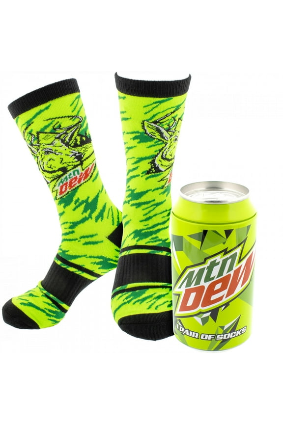 Buck Wild Crew Socks in a Can
