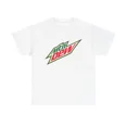 thumbnail image 1 of Mountain Dew Christmas Retro Logo Video Game Inspired Nostalgic Style Unisex T-Shirt, up to size 5XL, 1 of 2