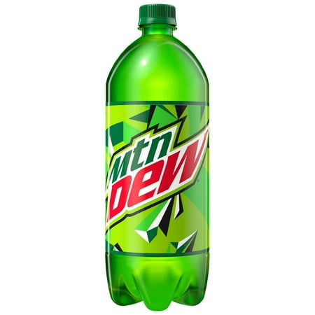 Mountain Dew Citrus Soda Pop, 1 Liter Bottle