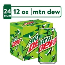 Mountain Dew Citrus Soda Pop, 12 fl oz, 24 Pack Cans
