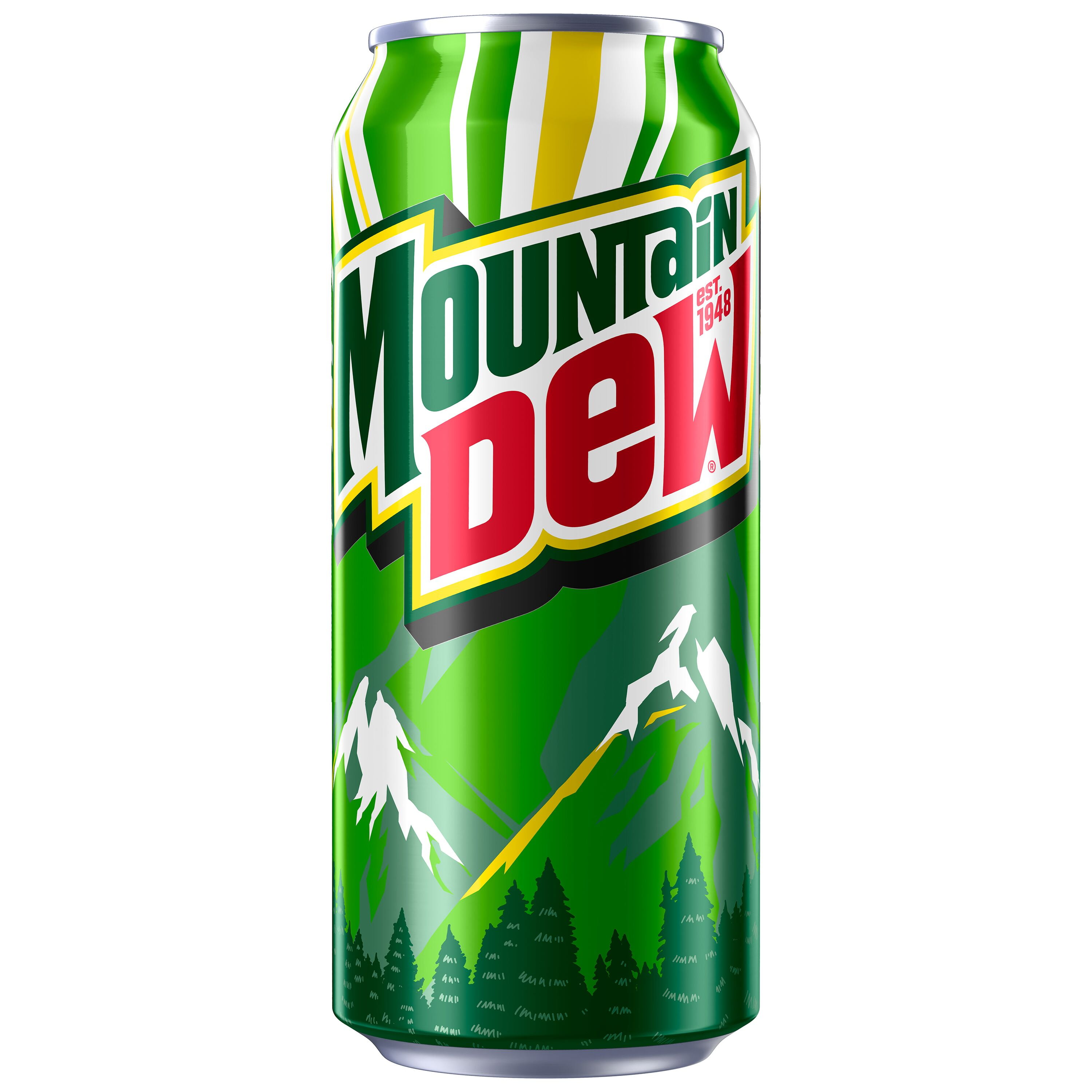 Mountain Dew Citrus Soda Pop, 16 fl oz Can