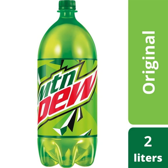 Mountain Dew Citrus Soda Pop, 2 Liter Bottle (Pack of 6)