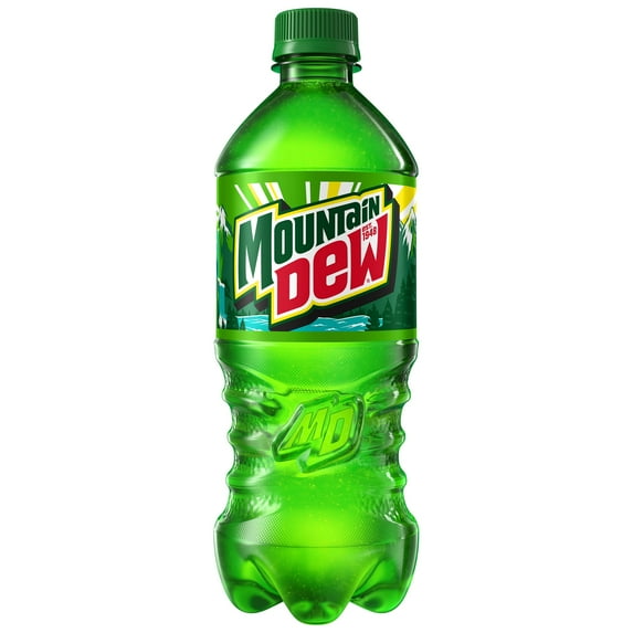 Mountain Dew Citrus Soda Pop, 20 fl oz Bottle