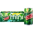 thumbnail image 1 of PR Mountain Dew Citrus Soda Pop, 7.5 fl oz, 10 Pack Mini Cans, 1 of 6