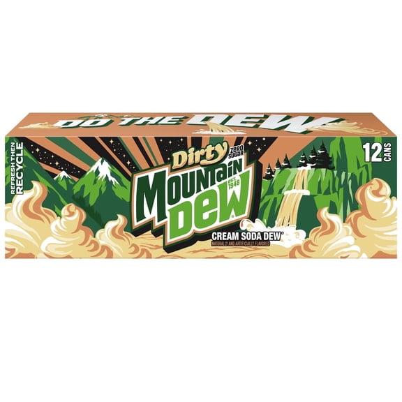 Mountain Dew, Dirty Dew Zero Sugar, Limited Edition , 12 Pack
