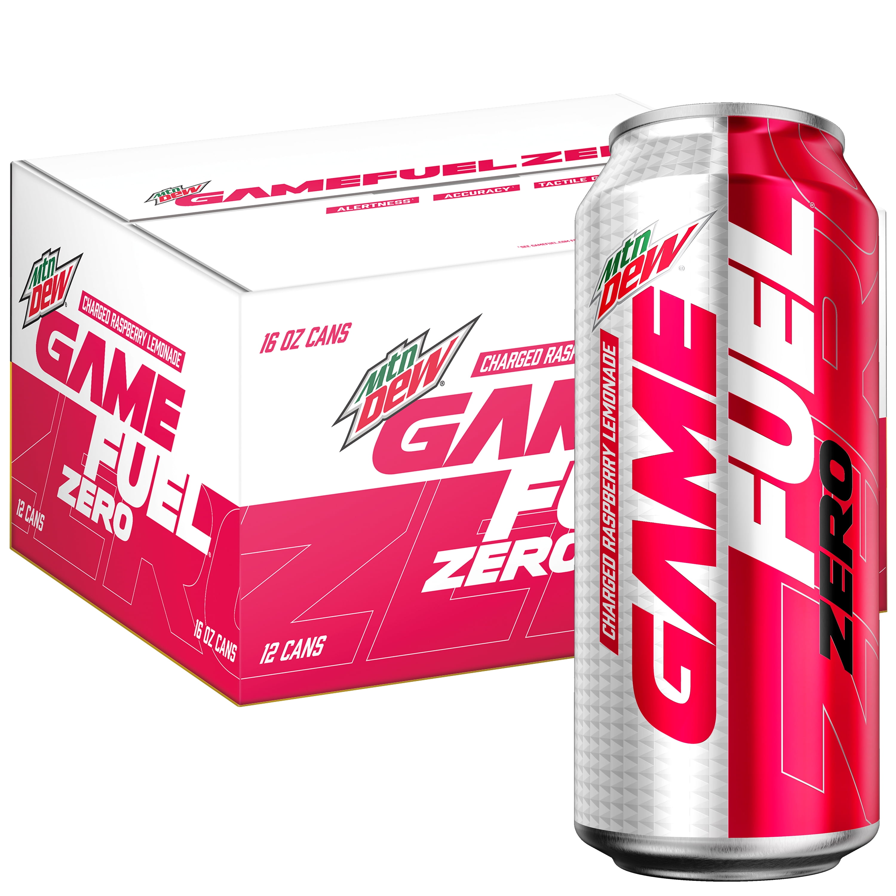 Mountain Dew Game Fuel Zero Sugar Zero Calorie Charged, 12/04/2022