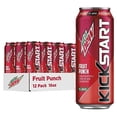 thumbnail image 1 of Mountain Dew Kickstart Fruit Punch (16 Ounce Cans, Pack of 12), 1 of 6