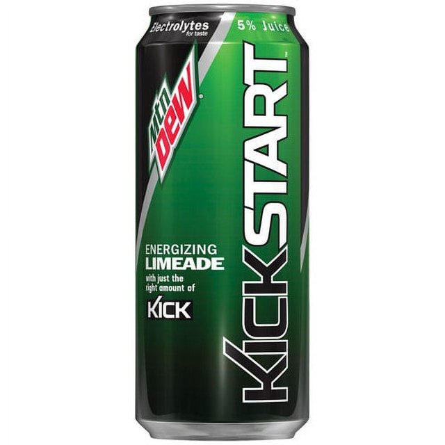 Mountain Dew Kickstart Limeade Soda, 16 Fl. Oz.