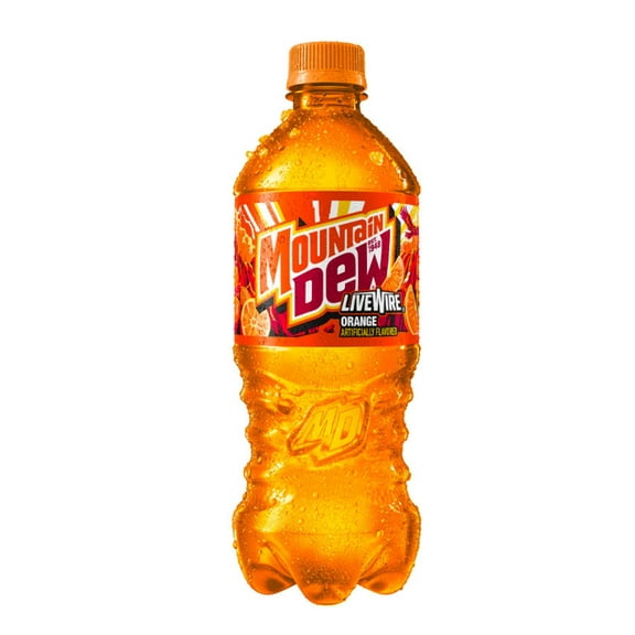 Mountain Dew LiveWire Sparked Orange - 12 oz 12 Cans