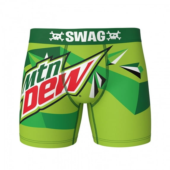 Mountain Dew Logo Swag Boxer Briefs-XXLarge (44-46)