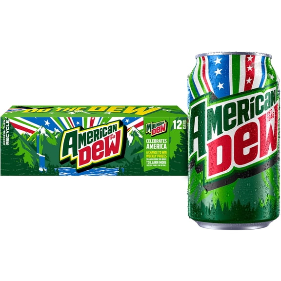 Mountain Dew Original Soda, 12 fl oz, 12 Count