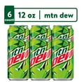 thumbnail image 1 of Mountain Dew Original Soda Pop, 12 fl oz, 6 Pack Cans, 1 of 6
