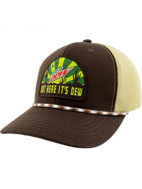 895781 Out Here Its Dew Desert Sunrise Adjustable Rope Hat