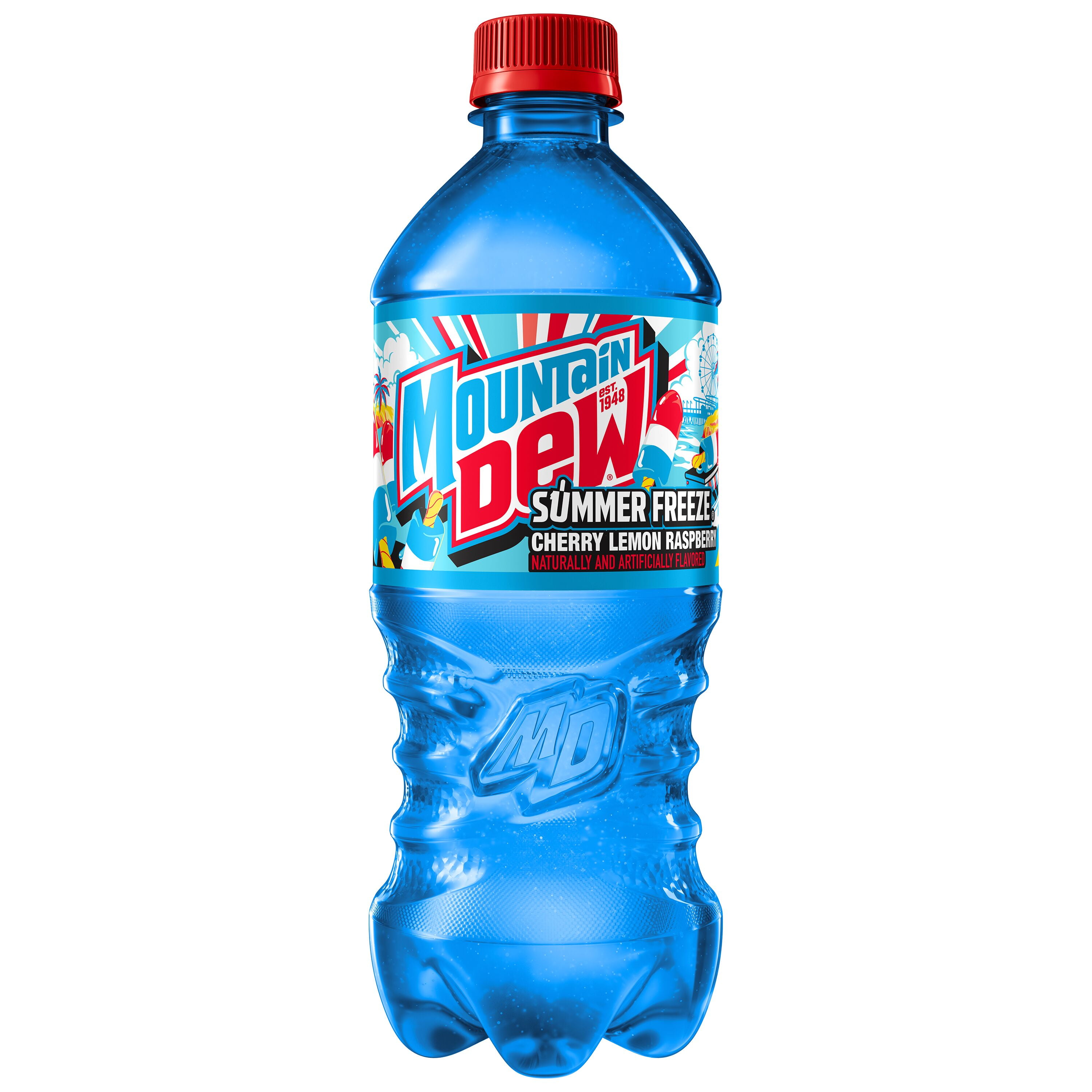 Mountain Dew Soda Pop Summer Freeze 20 fl oz Bottle