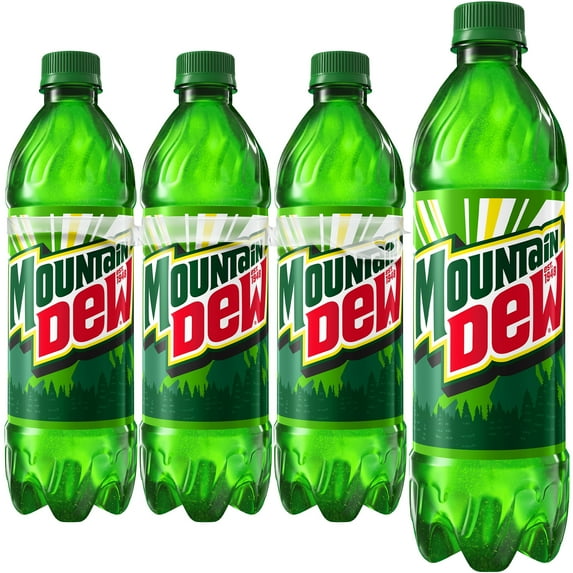 Mountain Dew The Original Soda Pop, 16.9 fl oz, 6 Pack Bottles