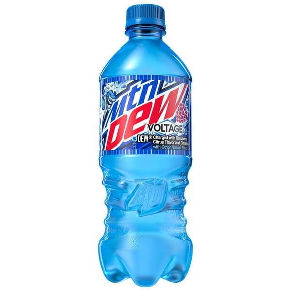 Mountain Dew Voltage, 20 oz bottle (10-Pack)