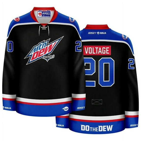 Mountain Dew Voltage Black Hockey Jersey
