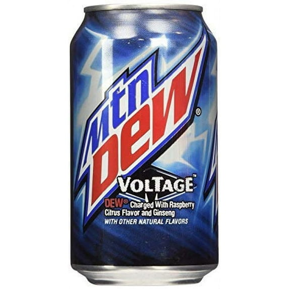 Mountain Dew Voltage, 12 FL OZ Cans (24 Cans)
