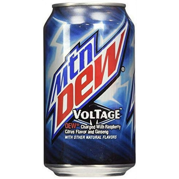Mountain Dew Voltage, 12 FL OZ Cans (24 Cans)
