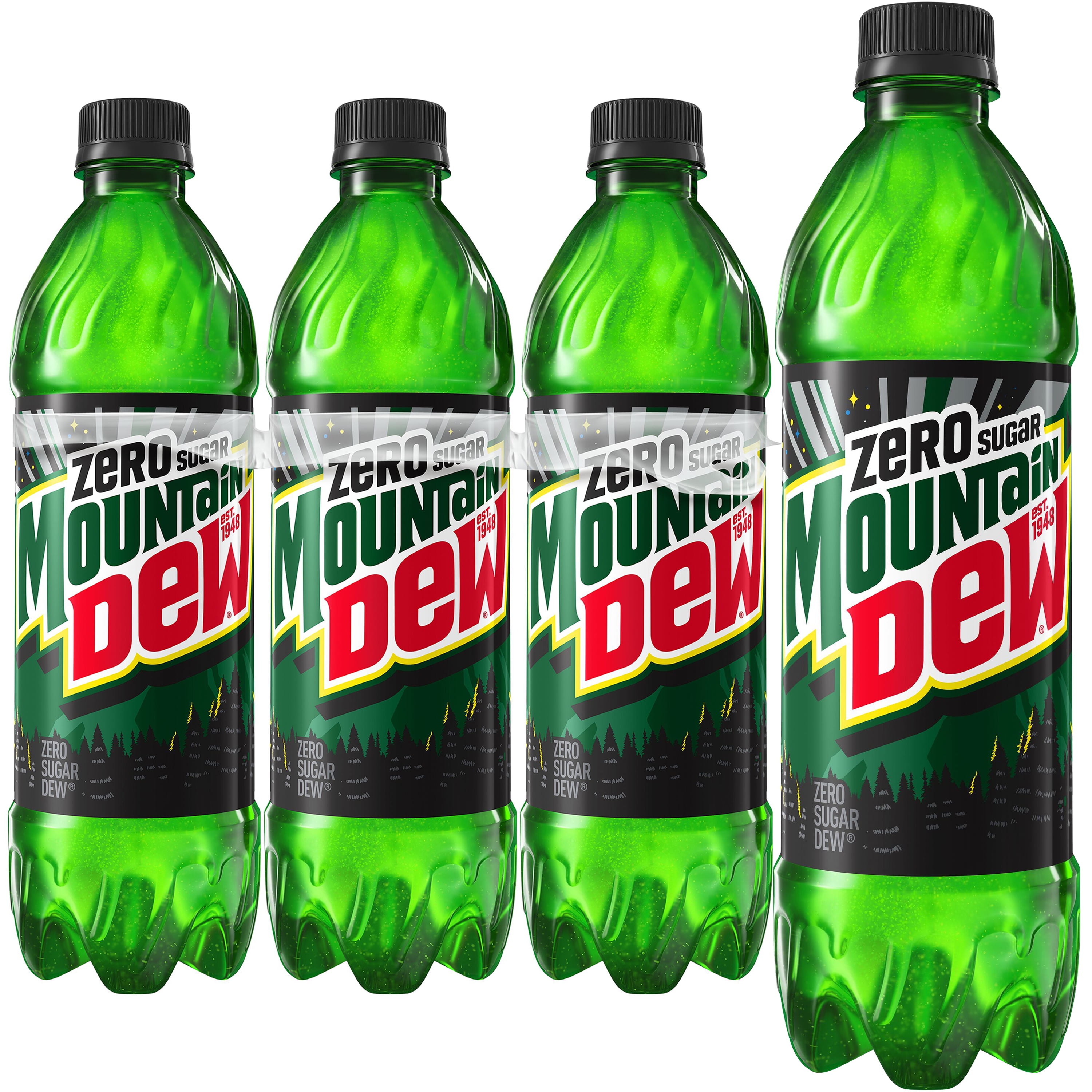 Mountain Dew Zero Sugar Citrus Soda Pop, 16.9 fl oz, 6 Pack Bottles