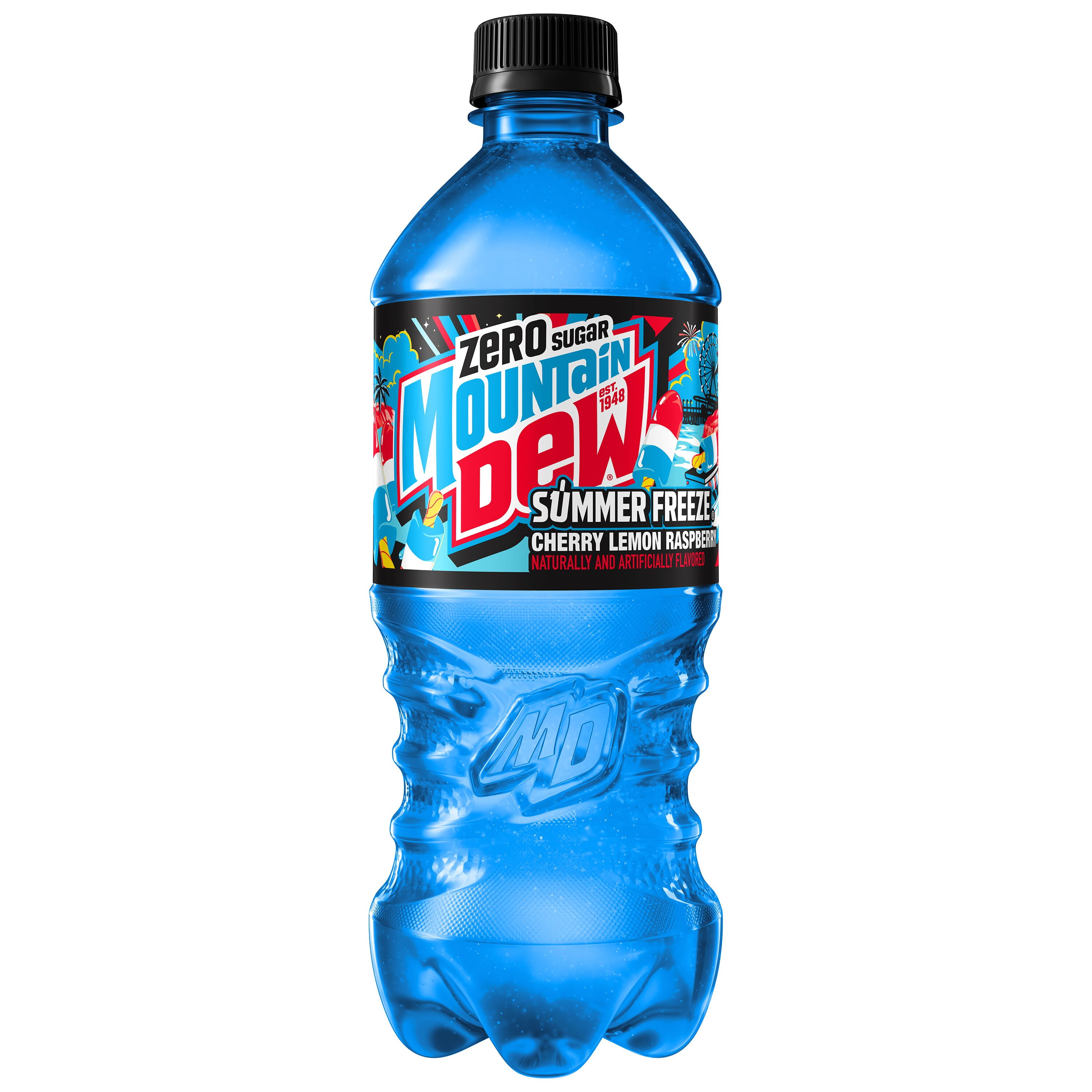 Mountain Dew Zero Sugar Soda Summer Freeze 20 fl oz Bottle