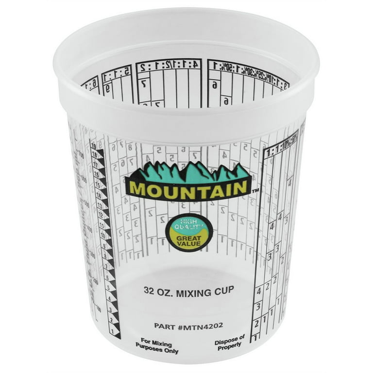 Mountain MTN4202 Disposable Quart Mixing Cup (100 per CASE)