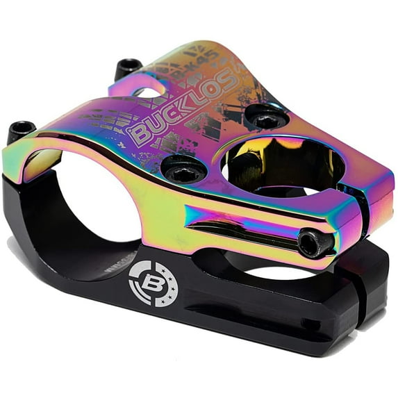 Mountain Downhill Cycling 31.8mm 35mm Handlebar 0° Short Stem with Gasket Aluminum Alloy 7075 Super Light for 1-1/8" Threadless(28.6mm) Fork Steerer Tube BMX XC AM Bike