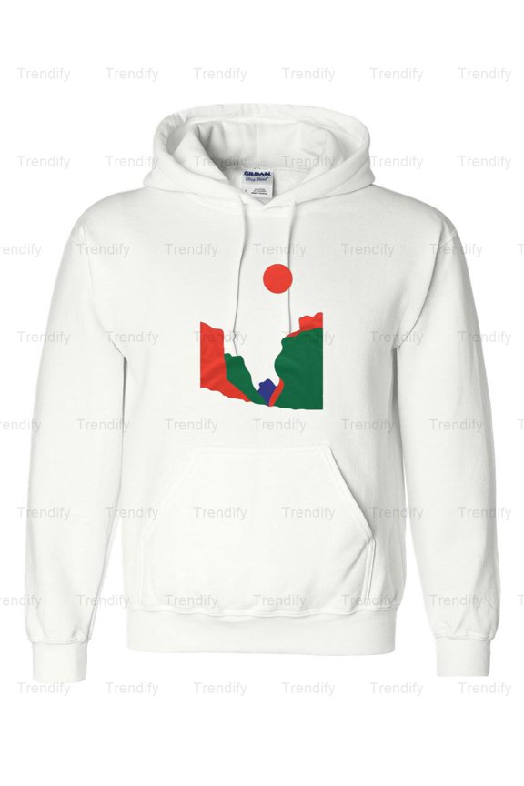 Mountain Dreams Abstract Cartoon Mountains Hoodie M3082666, Up to Size 5XL