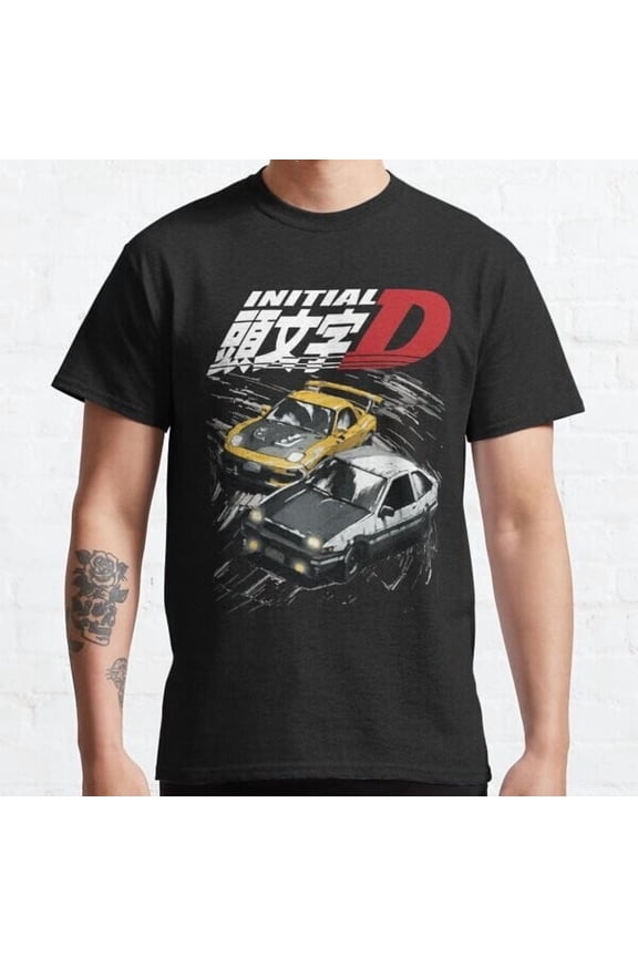 Mountain Drift Racing Initial D Tandems AE86 vs FD rx-7 Classic T-Shirt