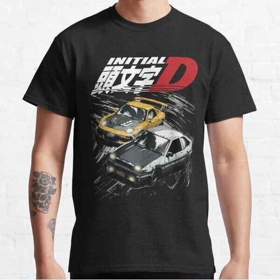 Mountain Drift Racing Initial D Tandems AE86 vs FD rx-7 Classic T-Shirt