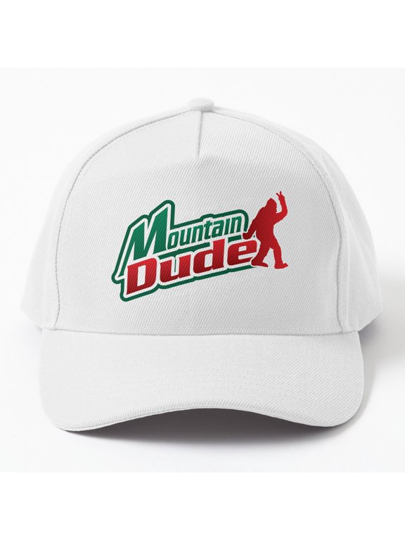 Mountain Dude Bigfoot Baseball Hat, Sasquatch Outdoor Adventure Design, Classic Cap