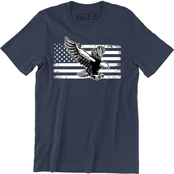 Mountain Eagle Talon Flag USA American Patriotic Freedom Liberty America T-Shirt