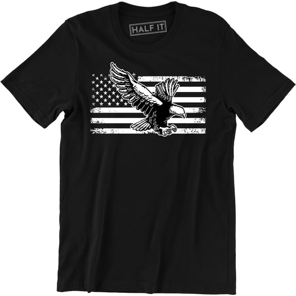 Mountain Eagle Talon Flag USA American Patriotic Freedom Liberty America T-Shirt